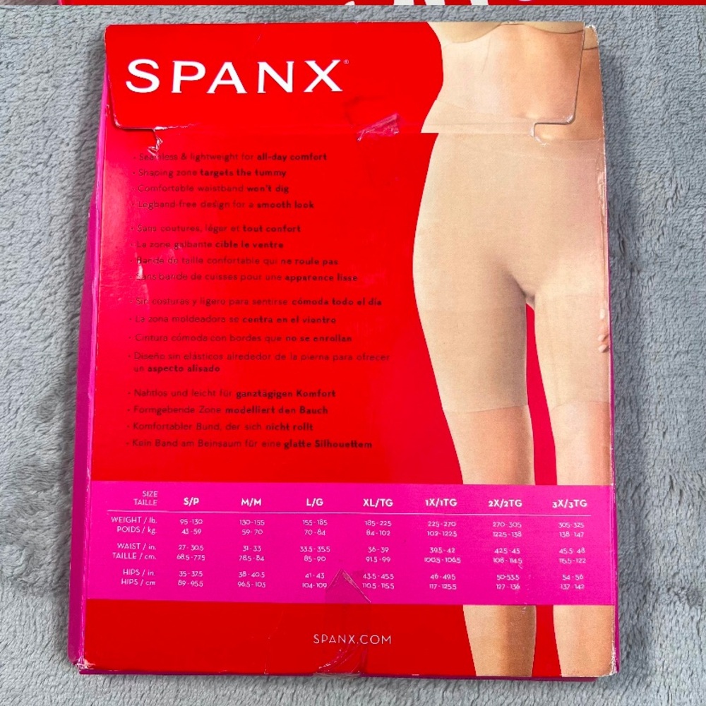 Spanx sculpt Seamless Power Mid-Thigh Short Core Shapewear Lightweight XL - Picture 5 of 8